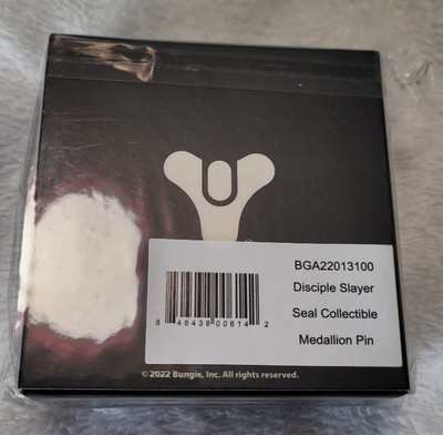Destiny 2 Siegel Disciple Slayer Bungie Sammlung sehr selten Rewards sealed pin