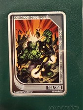 2026 - HULK - Agoro Marvel Comics Trading Coin Card 108/250 1 oz 9999 Fine SILVE