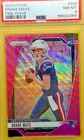 Drake Maye #329 [Pink Wave] 2024 Panini Prizm [PSA 8 NM/MT] RC