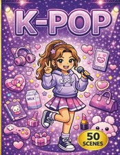 K-POP: Cute Cozy Coloring Pages Featuring Idol Fashion, Kawaii Outfits,...