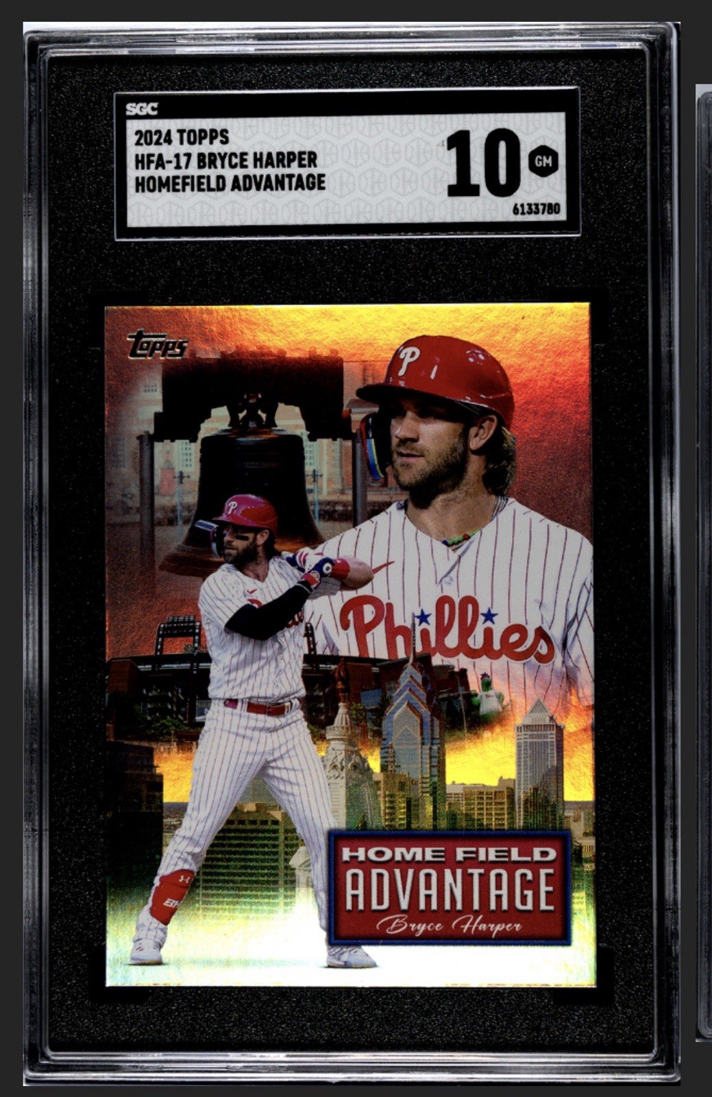 2024 Topps Series 2 Baseball- Home Field Advantage Bryce Harper #HFA-17 SGC 10