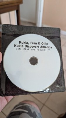 Kukla, Fran & Ollie: Kukla Discovers America DVD (Replacement Disc+Sleeve ONLY)