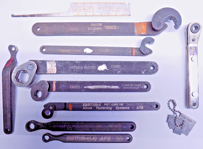 #ad #ad 11 Pc Eddie Bolt Installation Removal Wrench Set Aircraft Tools $125.00