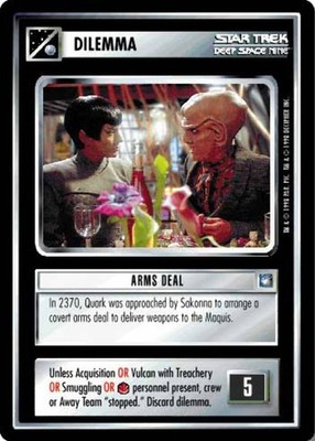 Star Trek CCG Arms Deal - Deep Space Nine