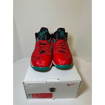 Nike LeBron 9 Low Men's Liver Pool basketball Shoes Size 11