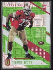 Trenton Brown Rookie 2017 Panini Unparalleled Lime Green #196 49ers