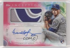 2019 Topps Inception Magenta 44/75 Heath Fillmyer #IAP-HF Patch Auto r7d