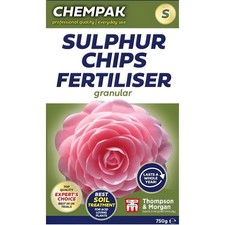 Chempak Sulphur Chips 750g for Rhododendrons Azaleas Lime Hating Plants