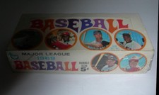 VINTAGE 1969 TOPPS BASEBALL 5 CENT EMPTY SEALED WAX PACK  BOX