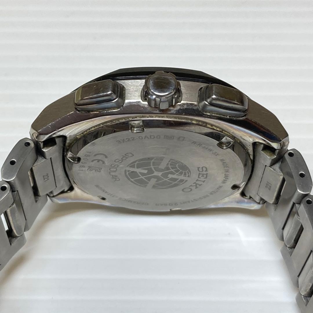 Seiko Astron GPS Solar Black Dial 7.09in Wrist image 4