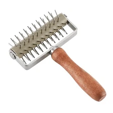 Pizza Dough Docker Roller - Pastry with Spike for Homemade Baking Cake crackers