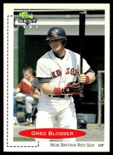 1991 Classic Best Greg Blosser Rookie New Britain Red Sox #226