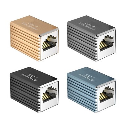 Heavy Duty Metal RJ45 Coupler Shielded Cat7 Networking Extension Connectors