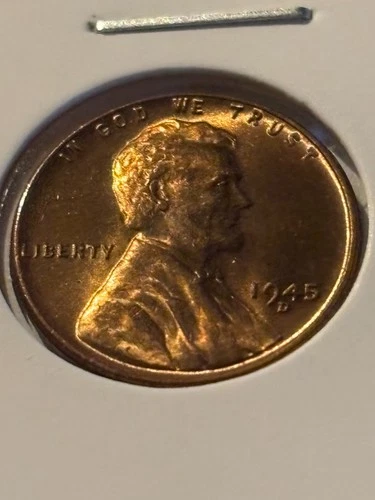 1945 d wheat penny bu free shipping