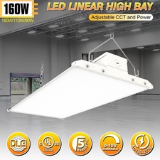 LED Linear High Bay Shop Lights, 160W 24000LM Eqv.600W MH for Warehouse Garage