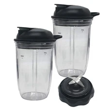 Blender Combo Easy Twist Extractor Blade with 2pcs Juicer personal jar 18oz c...