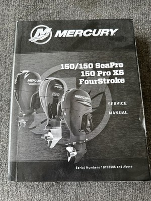 2018 Mercury Marine 90-8M0146867 150 SeaPro  4 stroke Outboard Service Manual