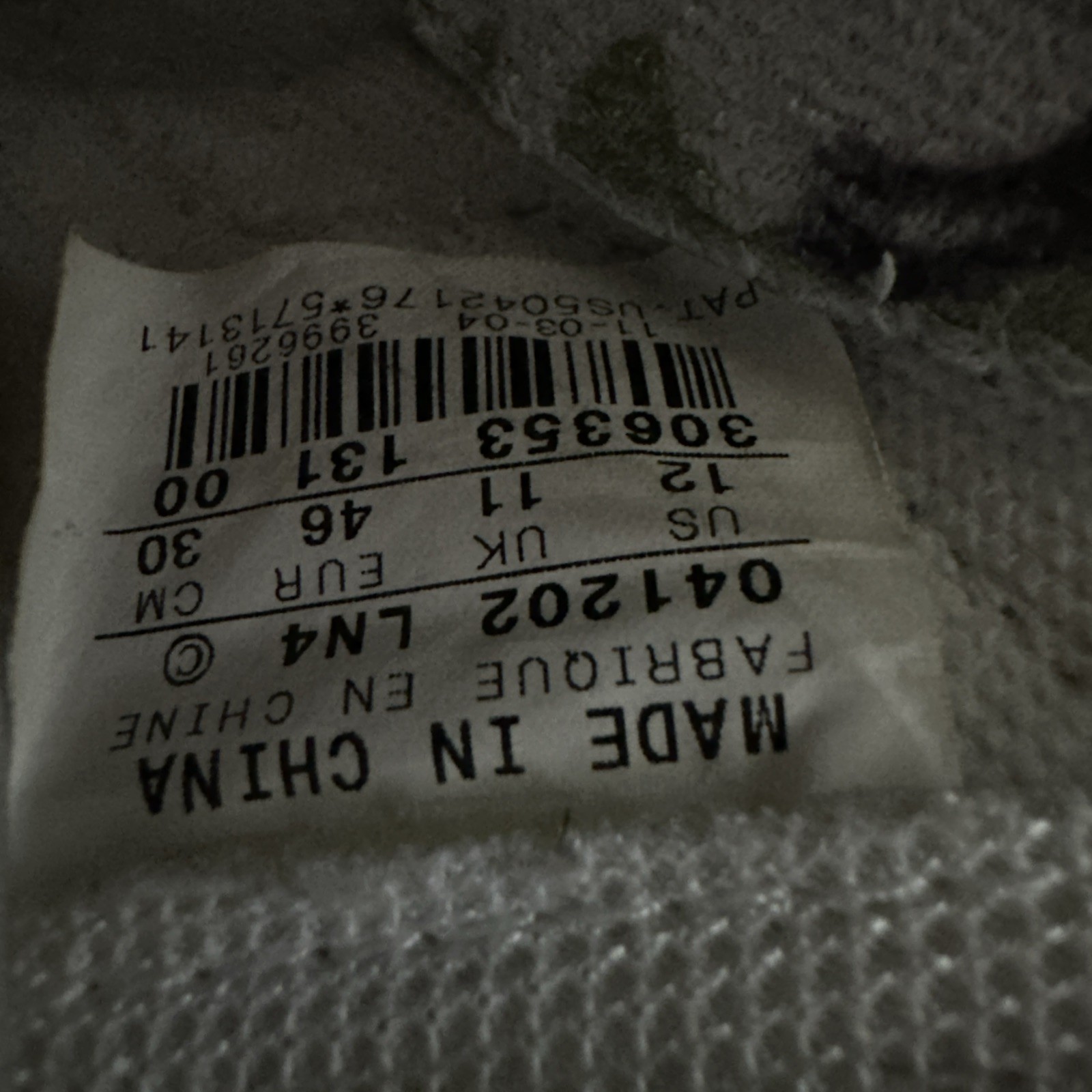 NIKE AIR FORCE 1 CAMO Size 12 306353 131 White Green Sneakers 2004 Low Top Shoe thumbnail 9