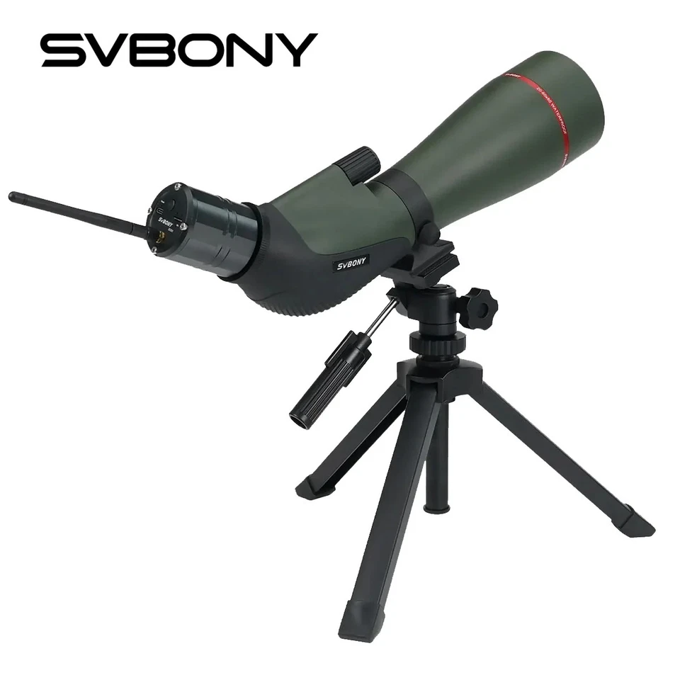 Longue-vue Svbony SA412 20-60x80 HD caméra Wifi trépied adaptateur smartphone - Photo 2/4