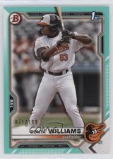 2021 Bowman Draft Aqua 71/199 Donta' Williams #BD-90 12yh