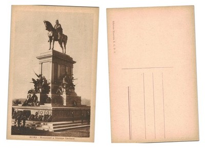 AK - Monumento a Giuseppe Garibaldi, Roma, Italien UNBESPIELT