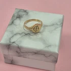 Vintage 9ct Yellow Gold Oval Signet Ring Initial " D " Engraved Script Size Uk L