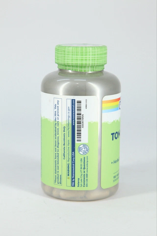 Solaray Tongkat 400 mg 180 cápsulas vegetales Foto 2 de 4