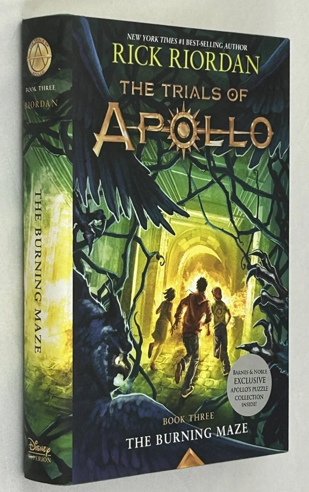 SIGNED The Burning Maze by Rick Riordan FIRST EDITION/FIRST PRINT New & Unread - Image 4 of 4
