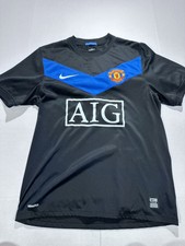 MANCHESTER UNITED away shirt jersey NIKE 2009-10 Red Devils trikot adult Size S