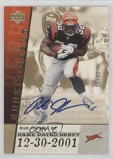 2006 Upper Deck Rookie Debut Game Dated 15/40 Rudi Johnson #GDD-RJ Auto 13h2