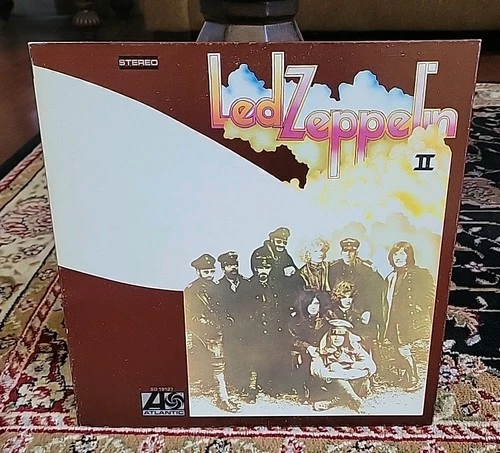 LED Zeppelin II 1969 Vinyl LP Album, Atlantic SD 19127, Gatefold Record