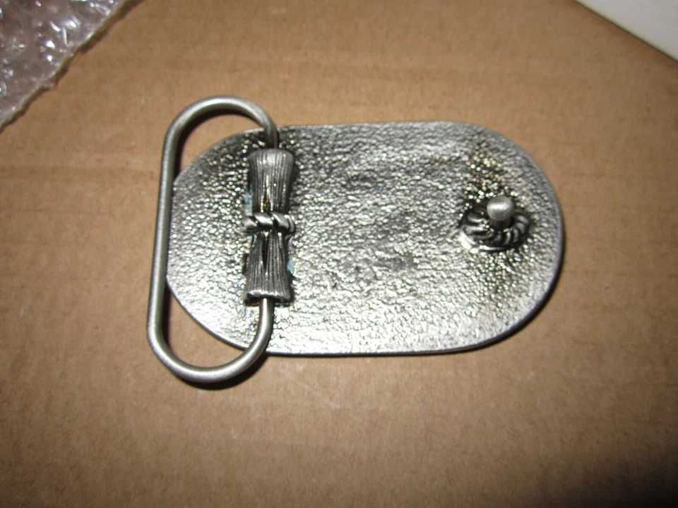 Новая литая оловянная пряжка ремня Wyatt Gatling DUO GLIDE V Twin Harley Davidson - Изображение 4 из 4