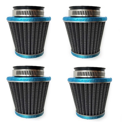 4PCS 42mm Air Filter Fit Suzuki Yamaha Honda Kawasaki Lifan Kinroad GY125 ATVs - Afbeelding 1 van 7