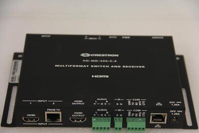 CRESTRON HD-MD-400-C-E Multiformat Switch and Receiver with AC Adaptor