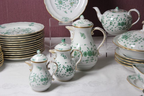 Meissen Kaffee und Ess Service Dekor Indisch grün einzeln verkaufen 1. Wahl TOP - Bild 5 von 91