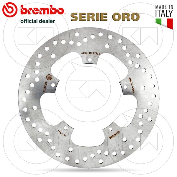 Bremsscheibe Hinten Brembo 68B407B7 Piaggio Beverly E3 Mic 250 2007 2008 2009-image