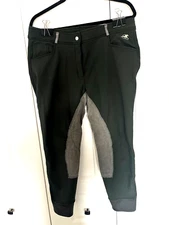 Piper by Smartpak Equestrian Riding Pants Women's Size 34R Dark Green NWOT