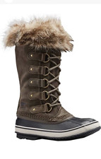 RARE Sorel Joan Of Arctic Boots WM Size 5.5 youth 3.5 Major / Dark Stone