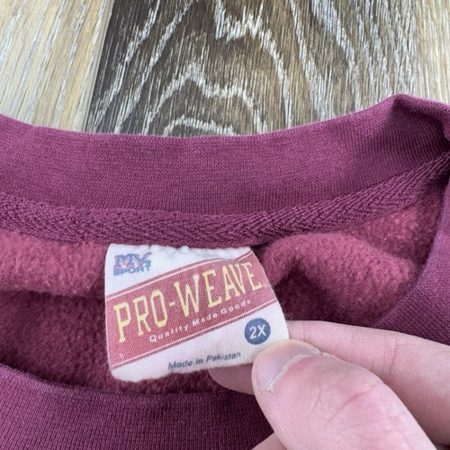 Vintage Rocky Mountain Sweatshirt Mens XXL Red Bear Hiking Camping Park Sweater - Picture 6 of 11