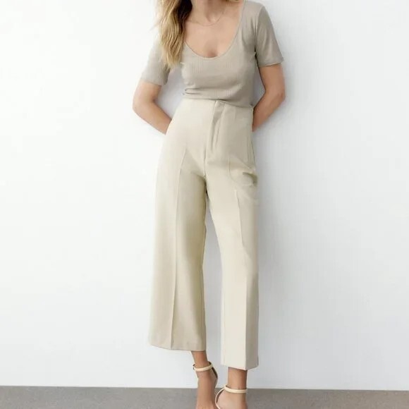 culotte trousers zara