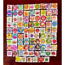 87 Scratch and Sniff Stickers, 80s Reproduction, One of Each! by Trend