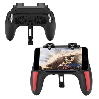 Mobile Phone Game Controller With Dual Cooling Fans Heat Dissipation Gamepad New