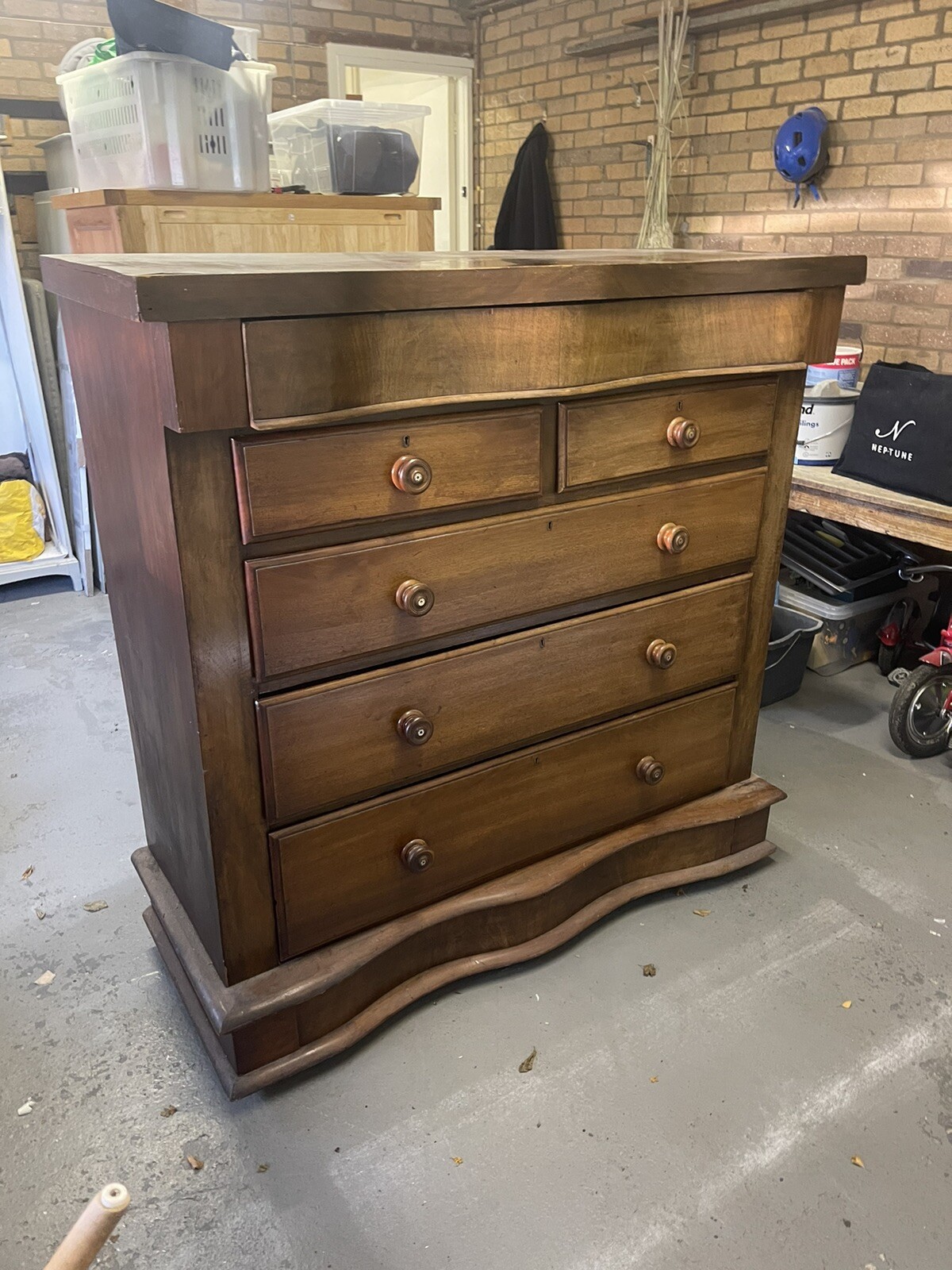 antique Large chest of drawers eBay