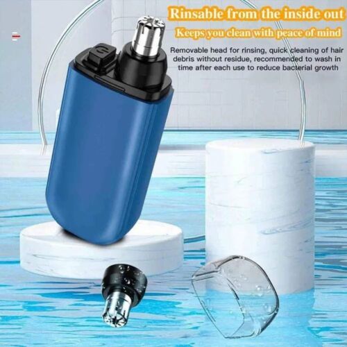 Waterproof Electric Nose Hair Trimmer Portable Ear Face Clean Trimmer Women - Picture 3 of 14