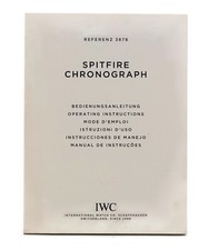 IWC Spitfire Chronograph 3878 Booklet Manual