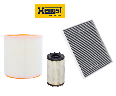 Air Filter Oil Filter AC Cabin Filter Kit OES for Audi A7 Sportback 3.0L