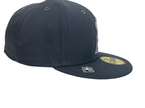 Los Angeles Angels Gray sky blue tie-dye UV New Era 59FIFTY fitted hat Cap - Picture 3 of 7