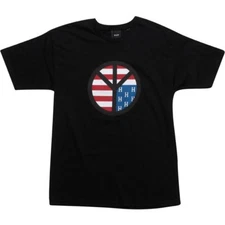 $36.00 Huf Down with Peace Tee (black) 00023BLK