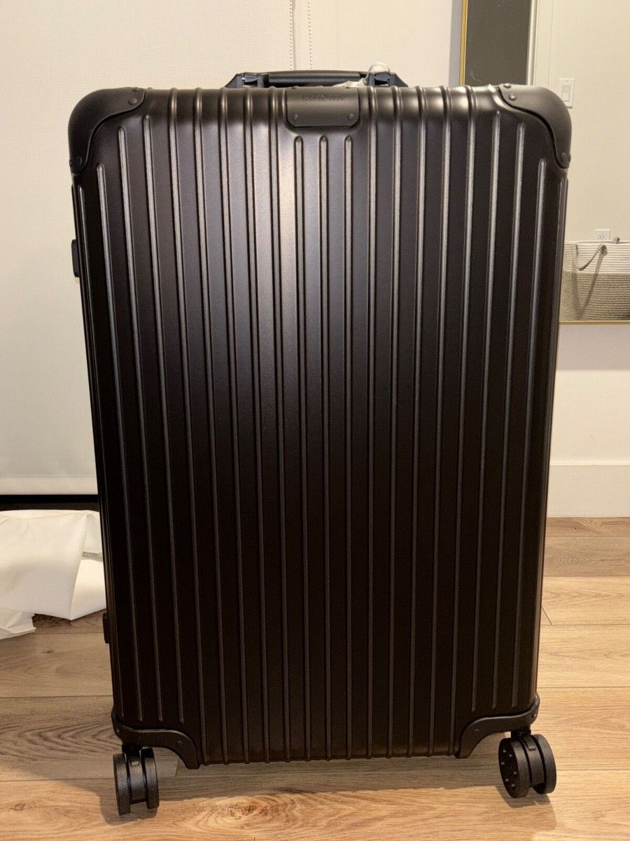 RIMOWA ESSENTIAL Check in Cabin マットBLACK Rimowa Essential Check-In L Suitcase - Matte Black (83263) for
