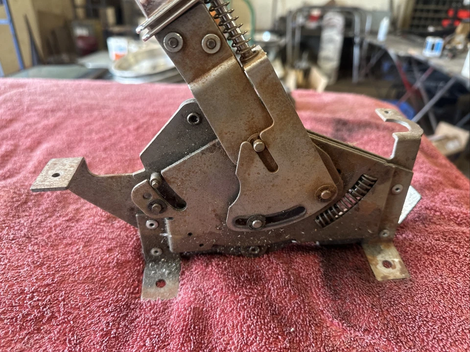 B&M RATCHET SHIFTER + T-HANDLE VINTAGE RACING MUSCLE CAR HOT ROD rat ratchet - Image 2 of 4